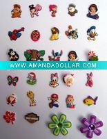 Wholesale luxuriant in design soft pvc shoes decoration