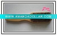 wooden shoe brush