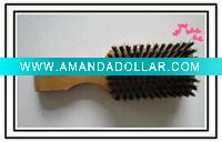 wooden shoe brush