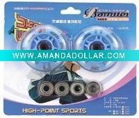 Wholesale Banwei inline skate flashing wheel