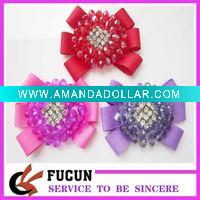 Wholesale HANDMADE FLOWER with GLASS BEAD