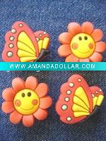 butterfly shoe flowers