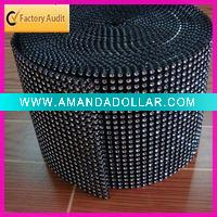 Wholesale Fancy rhinestone mesh trimming