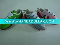 Wholesale fashion mini football shoe keyring