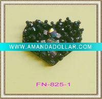 Wholesale fashion black flower shoes accessories