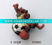Wholesale 3D soft PVC clog shoe charm