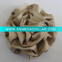 Wholesale decorative handmade brooch silk flower