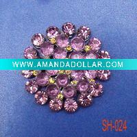Wholesale fashion crystal shoe flower