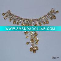 Wholesale crystal and rhinestone fashion shoe buckle in 2011