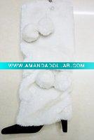fashion artificial rabbit fur foot strap