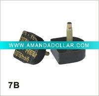 Wholesale 7B Heel tips with high resistance of abrasion. Made by PU,Less sounds while walking on the floor,