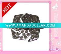 Rhinestone shoe buckles