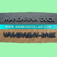 Wholesale 3D letter handbags logo plate