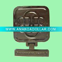 Wholesale handbags 3D metal logo plate