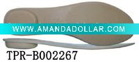 thin TPR lady shoe part