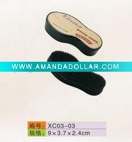 foot-shaped shoe shine
