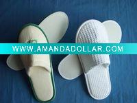 Wholesale Waffle cloth slippers disposable slippers