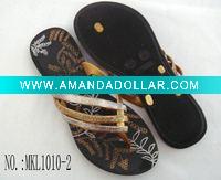 Wholesale printed flip flop for lady