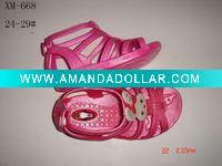 Wholesale children sandal pink rabbit