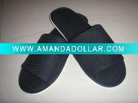 Wholesale black waffle slipper