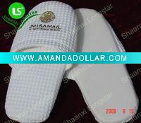 Wholesale High Quality Indoor Waffle Hotel Slipper Comfortable