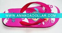 Wholesale Cute Boy/Girl Flip flops With 3D Sticker