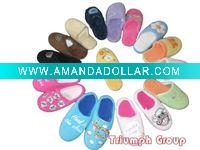 Wholesale Abudent designs coral velvet slipper