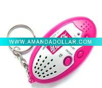 recorder Keychain,led light recorder,promotion gift.(k)