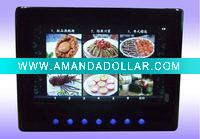 Wholesale LCD Digital restaurant menu displayer , 7'' lcd digital menu board , 7'' electronic carte