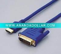 Wholesale dvi male to 19pin hdmi cable 1080p