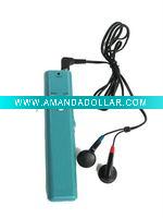 Wholesale FM mini radio with earphone and light
