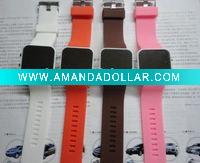 Wholesale MultiColour Silicone Led Watch/Led digital watch