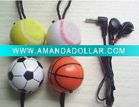 Wholesale fm pocket gift radio with earphone