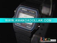 Wholesale Fashion LCD watches with plastic case and PVC strap LCD001
