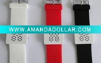 silicone led watch