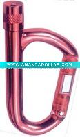 Wholesale Aluminum Carabiner with Watch and LED Light.