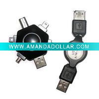 Wholesale USB Charger,usb adapters,6in1 adapter,mobile phone accessories,mobile charger bits,usb charging connectors,plugs,usb cables