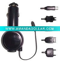 retractable car charger for universal adapter