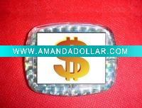 Wholesale acrylic solar power lcd crystal photo frame