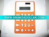 Wholesale orange color plastic calculator