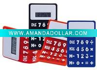 8 digit electronic calculator with bulge key