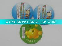 Wholesale round shape fridge magnet,decorative thermometer(promotional gifts)