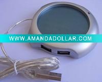 Wholesale USB Coffee Warmer with 4 Port HUB