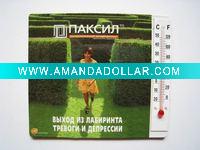 Wholesale magnetic fridge sticker thermometer/magnetic fridge thermometer/magnetic thermometer fridge