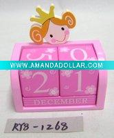 Wholesale wooden calendar with angel