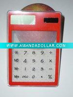 Wholesale See Thru solar calculator swt-0144