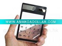 Wholesale Calculator-transparent Touch Panel-Solar powered- 8 digits swt-0144