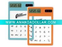 Solar-powered Transparent calculator swt-0144