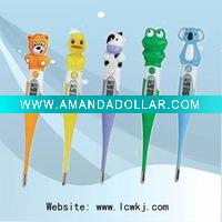 Flexible digital thermometer