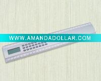 Ruler with calculator